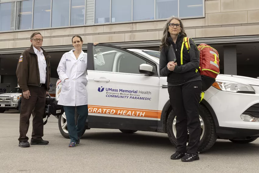 Photo of Mobile Integrated Care Team and Vehicle
