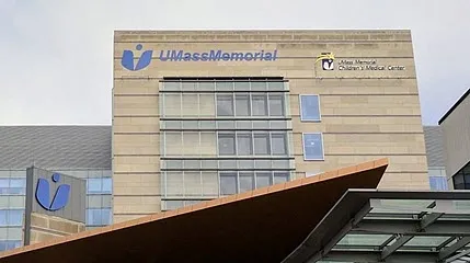 The top of the Benedict Building at University Campus.
