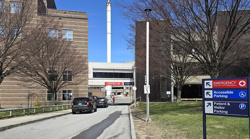 Emergency Department entrance on Memorial Campus.