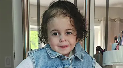 Tayma Salim, 9, is living with the rare disease Epidermolysis Bullosa.
