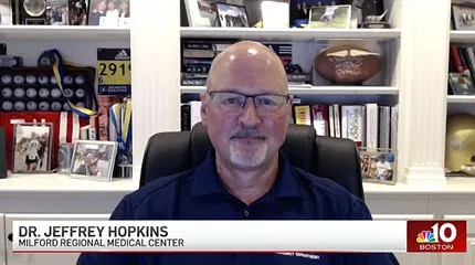Milford Regional's Dr. Jeffrey Hopkins speaks about the dangerous conditions caused by extreme heat.