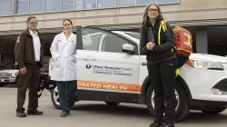 Photo of Mobile Integrated Care Team and Vehicle